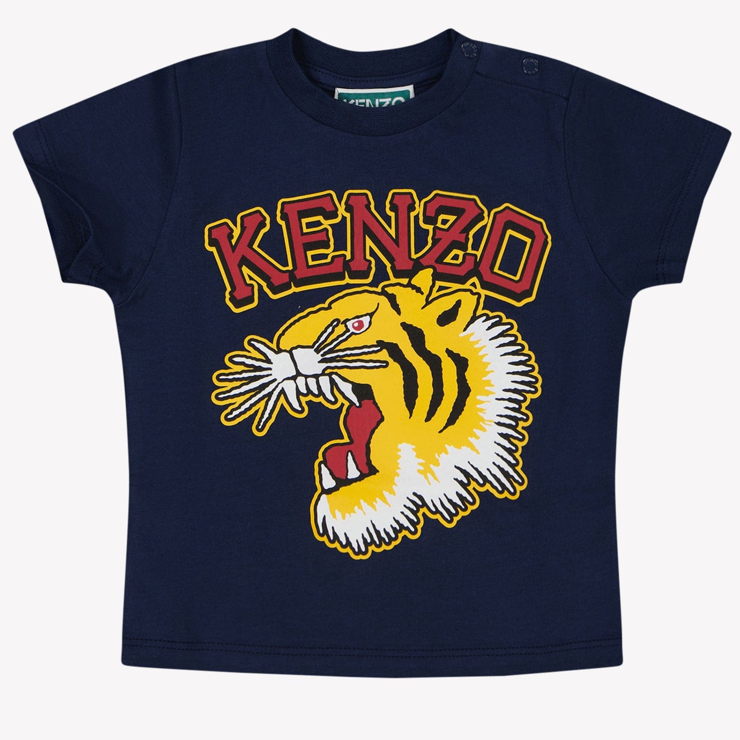 Kenzo Kids Baby Jongens T-shirt Navy 6 mnd