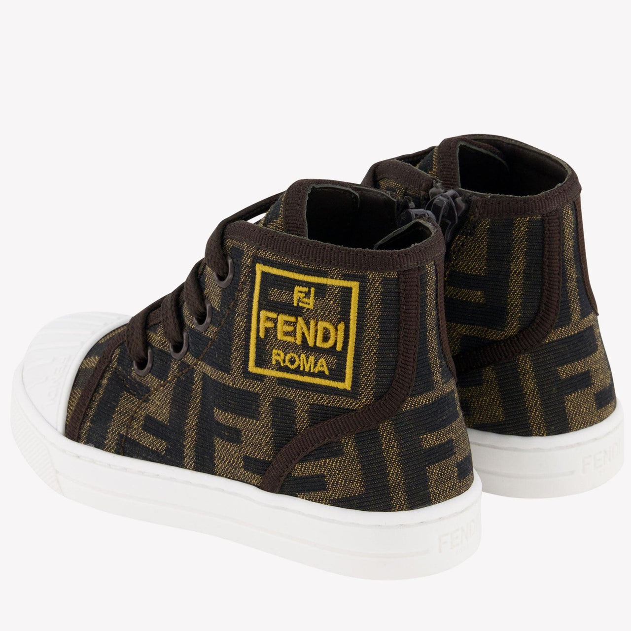 Fendi Unisex Sneakers Brown
