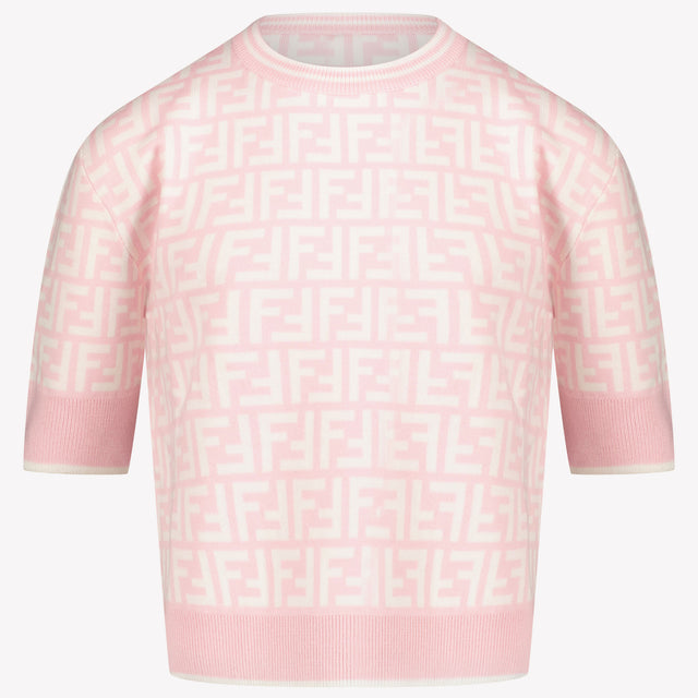 Fendi Children's girls t-shirt Light Pink