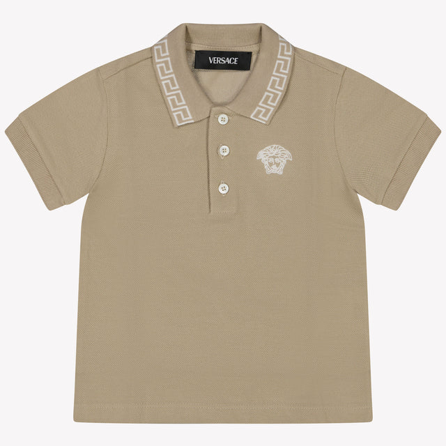 Versace Baby Jongens Polo In Zand