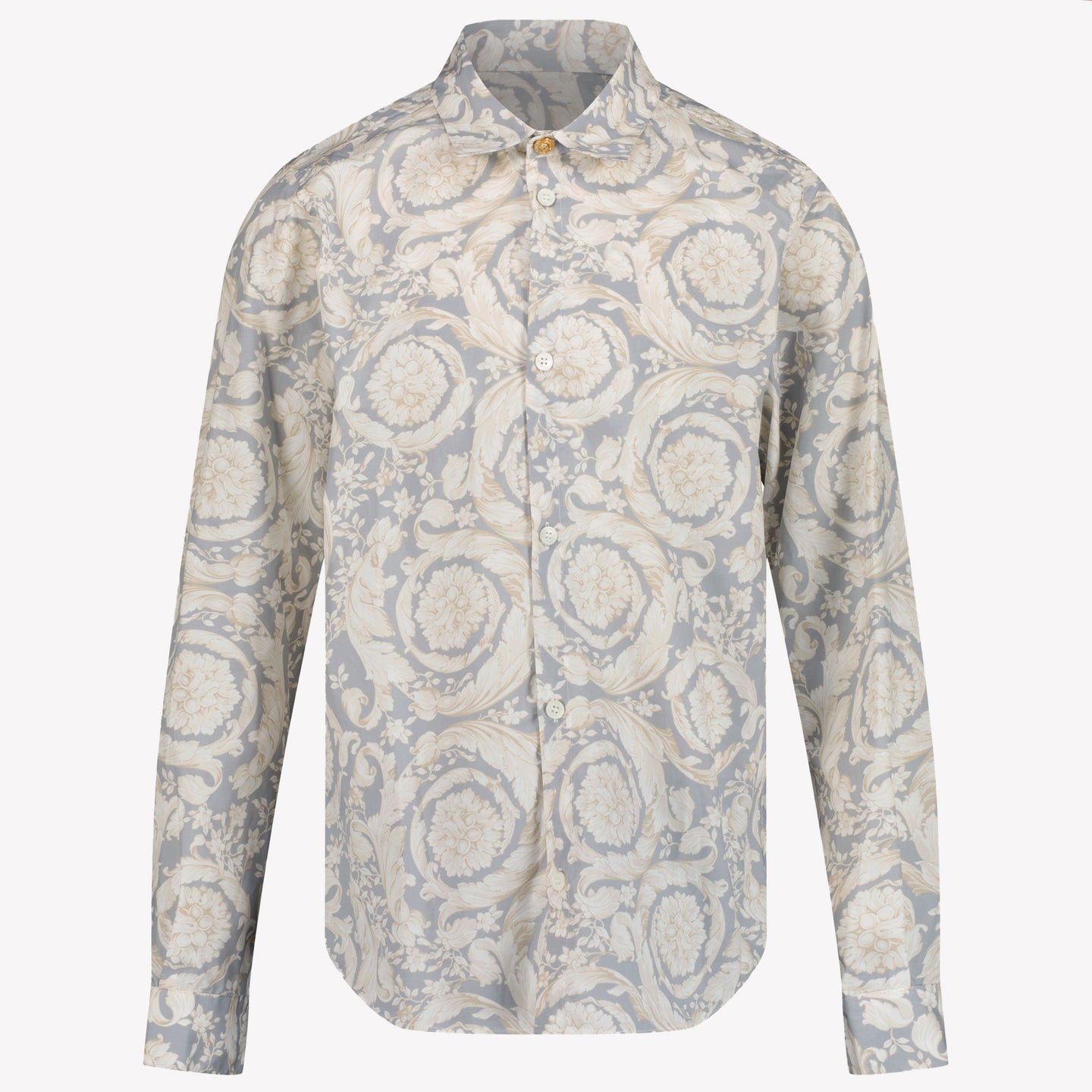 Versace Kinder Jongens Blouse In Grijs