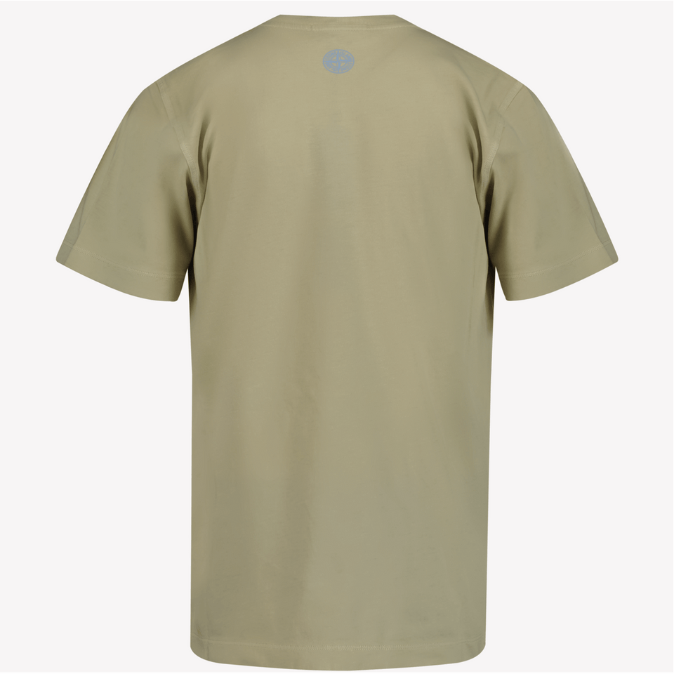 Stone Island Kinder Jongens T-Shirt Licht Beige