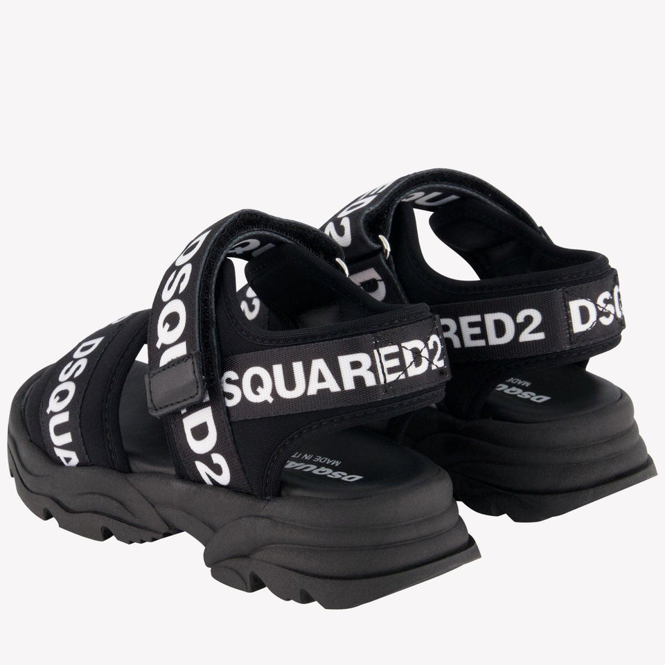 Dsquared2 Boys Sandals In Black