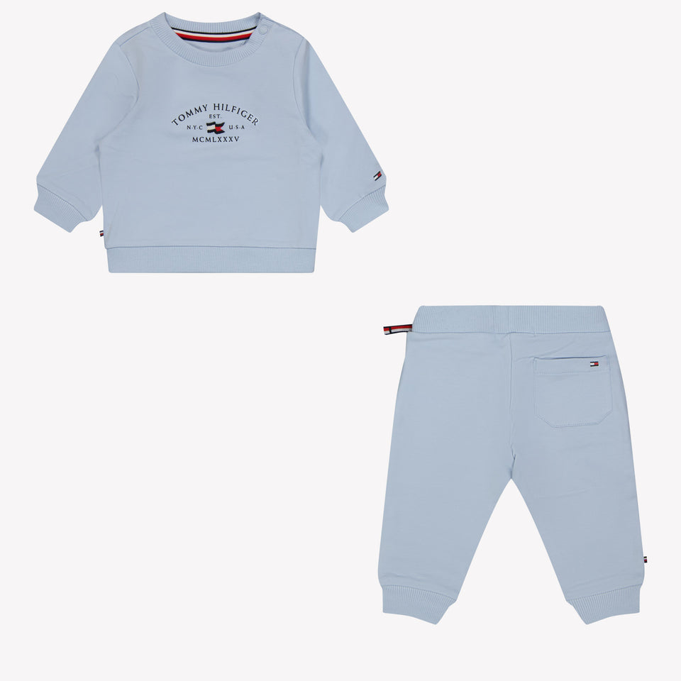 Tommy Hilfiger Baby unisex jogging suit Light Blue