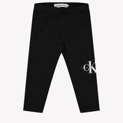 Calvin Klein Baby Unisex Legggs  Black