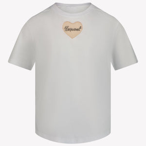 Dsquared2 Meisjes T-Shirt Wit