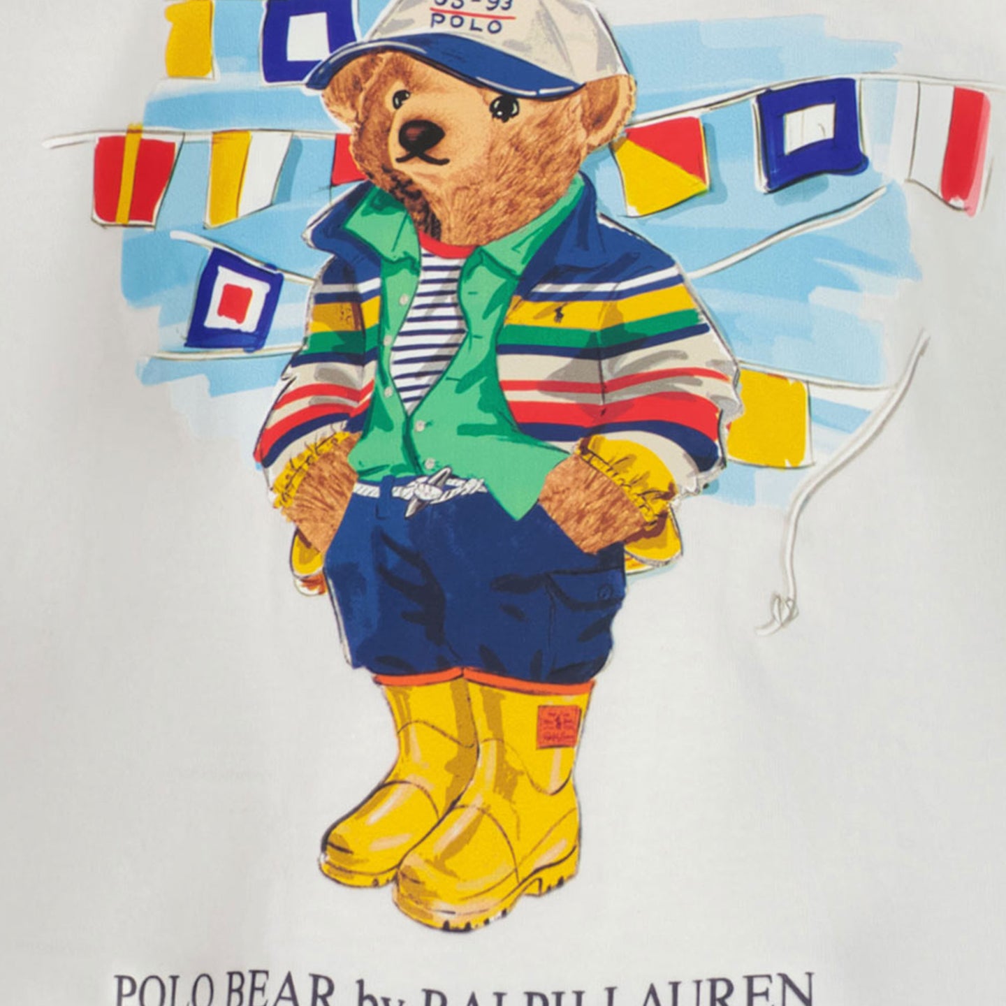 Ralph Lauren Kinder Jongens T-Shirt In Wit