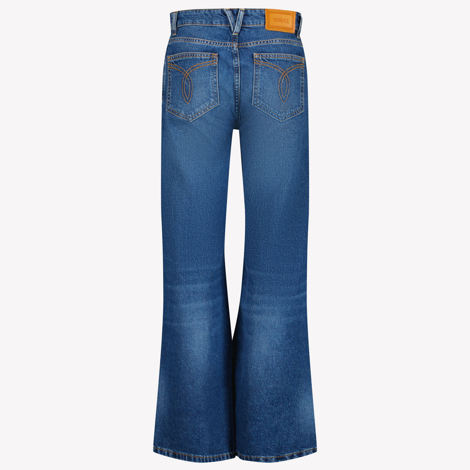 Versace Kids Boys Jeans In Blue