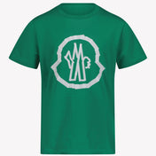 Moncler Kids Boys T-Shirt Green
