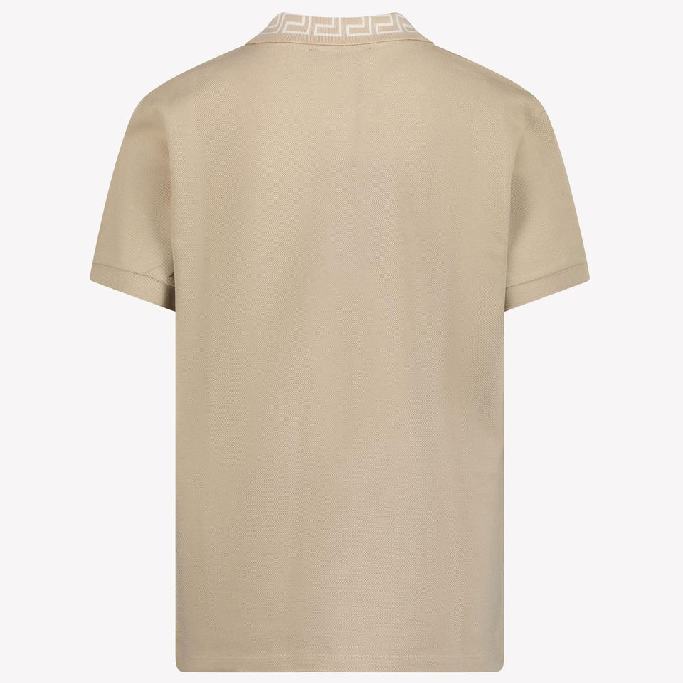 Versace Kids Boys Polo in Beige