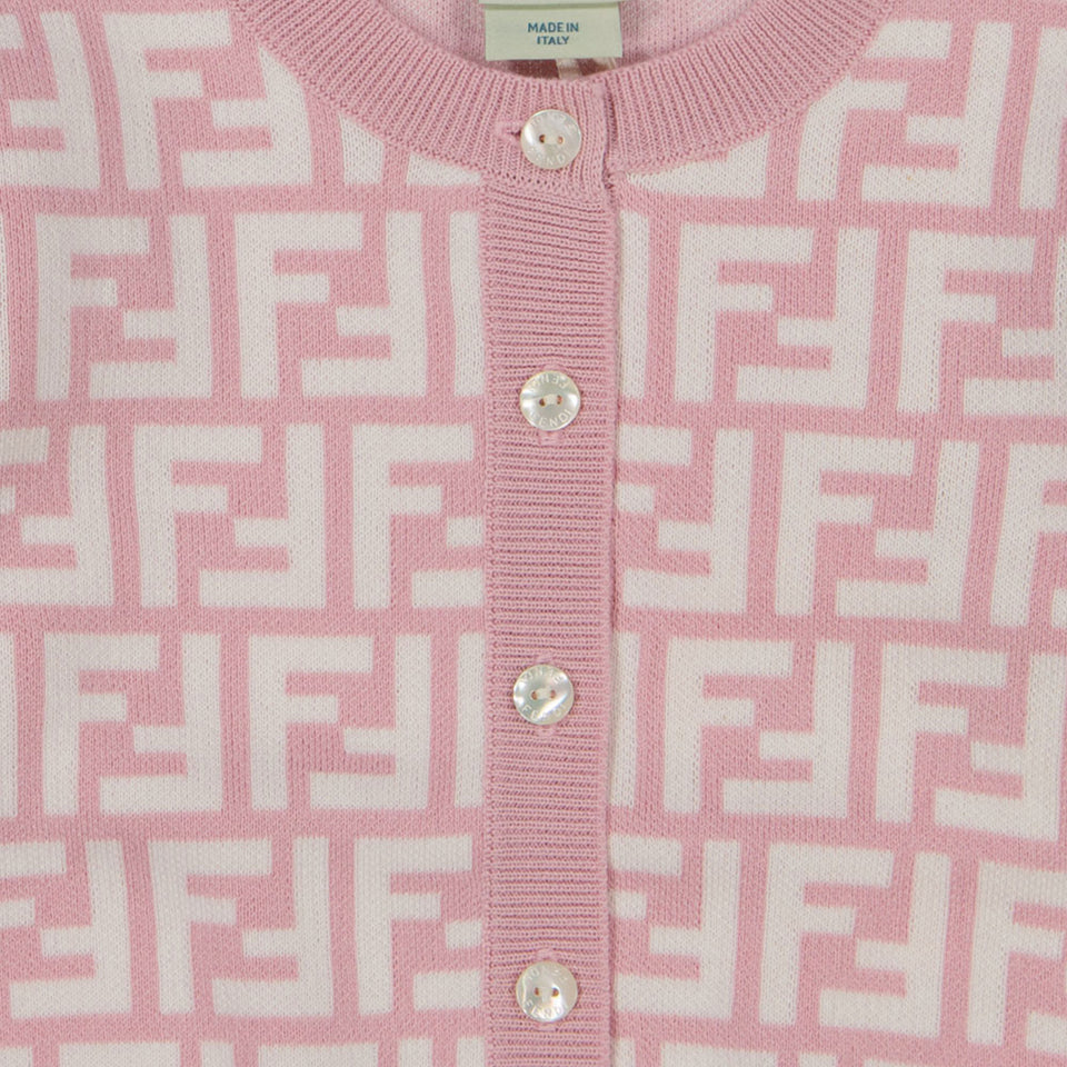 Fendi Baby girls vest in Light Pink