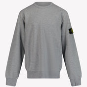 Stone Island Kids Boys Sweater Gray