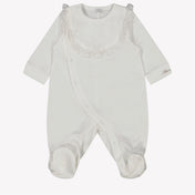 MonnaLisa Baby Girls boxing suit in OffWhite