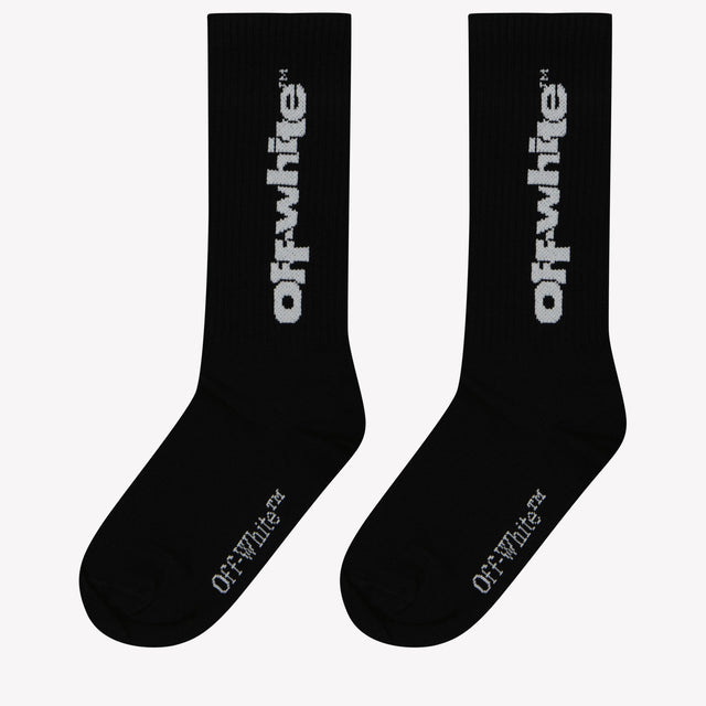 Off-White Kids Unisex Socks in Black