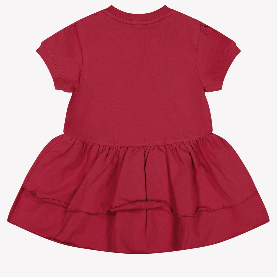 Moncler Baby Girls Dress In Fuchsia