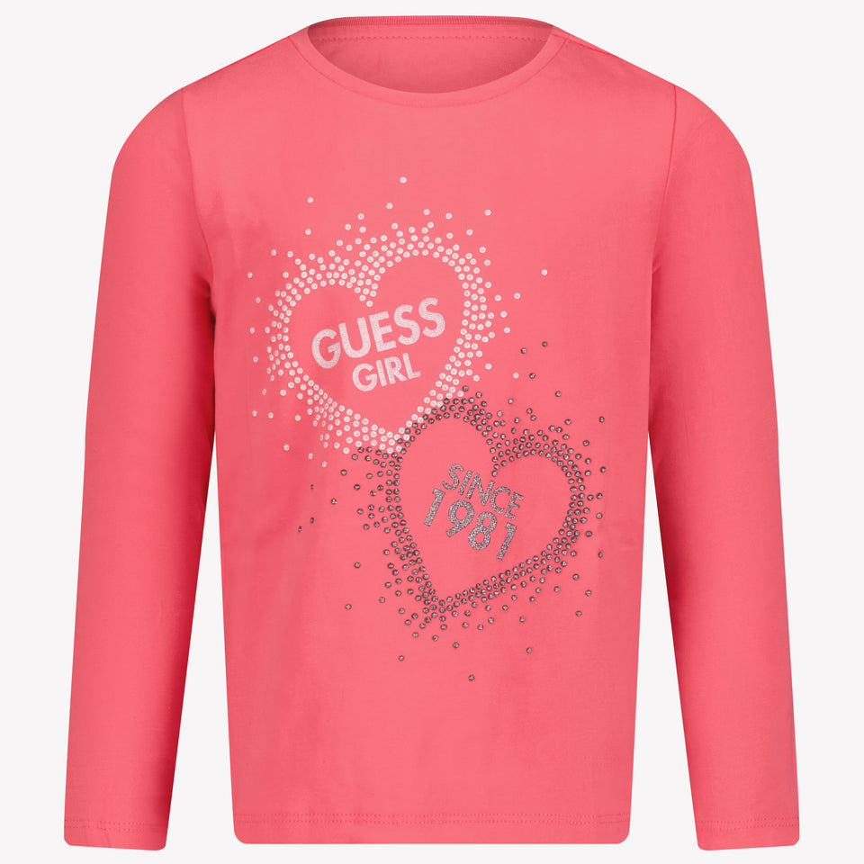 Guess Kinder Meisjes T-shirt Fuchsia