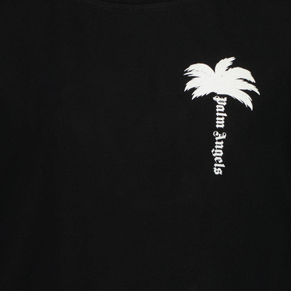Palm Angels Jongens T-shirt Zwart