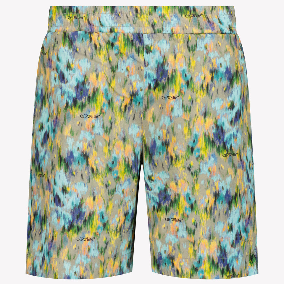 Off-White Kids guys Shorts In turquoise