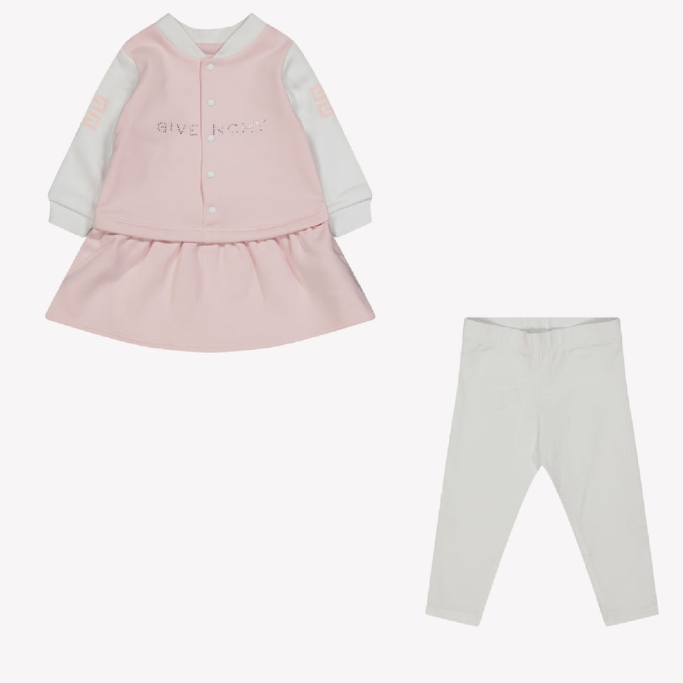 Givenchy Baby Meisjes Setje Licht Roze