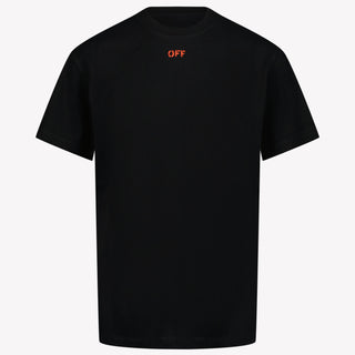 Off-White Kids Unisex T-Shirt in Black