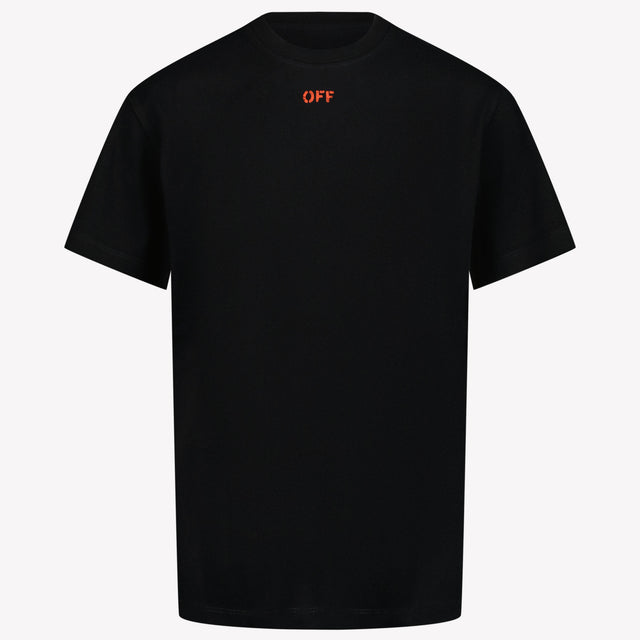 Off-White Kids Unisex T-Shirt in Black