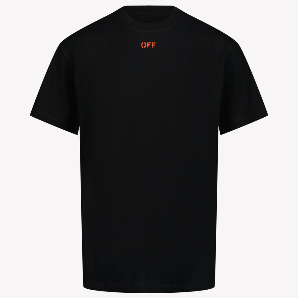 Off-White Kids Unisex T-Shirt in Black