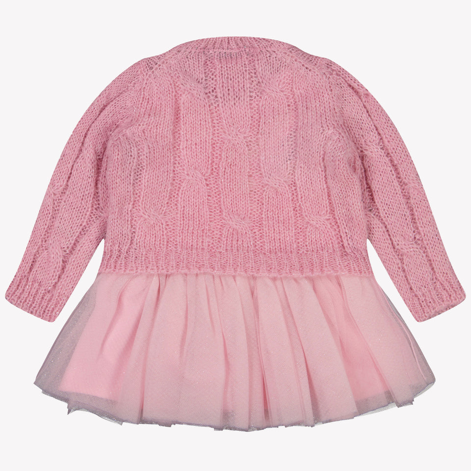 Lapin House Baby Girls Dress Fuchsia