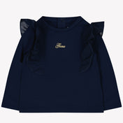 Guess Baby Girls T-shirt Navy