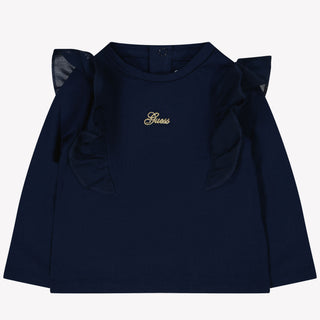 Guess Baby Girls T-shirt Navy