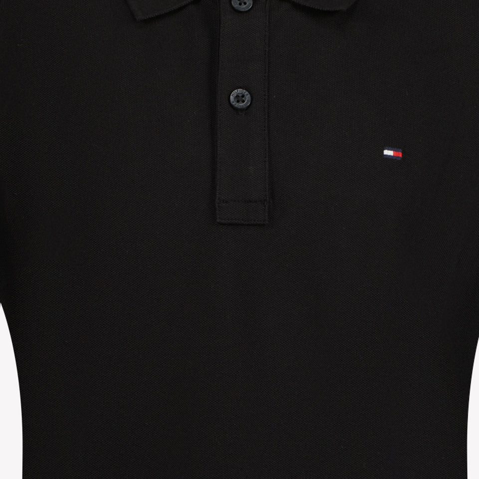 Tommy Hilfiger Jongens Polo Zwart