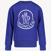 Moncler Boys sweater Cobalt Blue