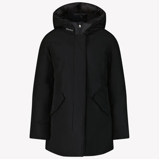 Woolrich Artic parka girls winter jacket Black