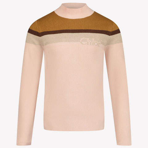 Chloé girls sweater Light Pink