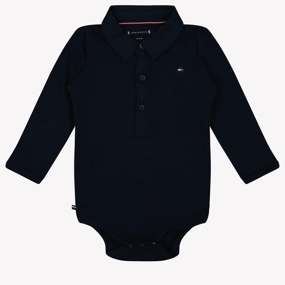 Tommy Hilfiger Baby Unisex Romper Navy