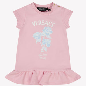 Versace Baby Meisjes Jurk Licht Roze 3/6