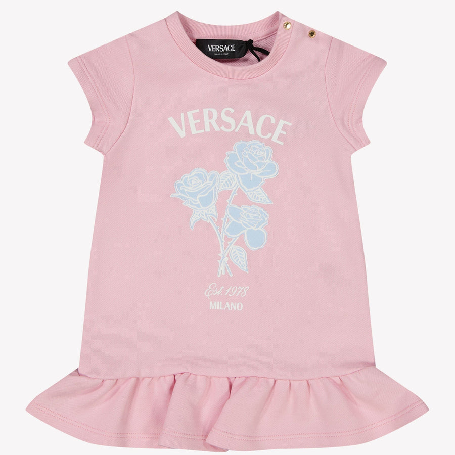 Versace Baby Meisjes Jurk Licht Roze 3/6