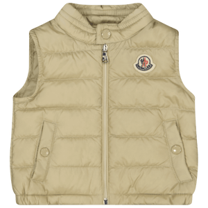 Moncler Baby Unisex Bodywarmer Beige