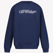 Off-White Boys sweater Navy