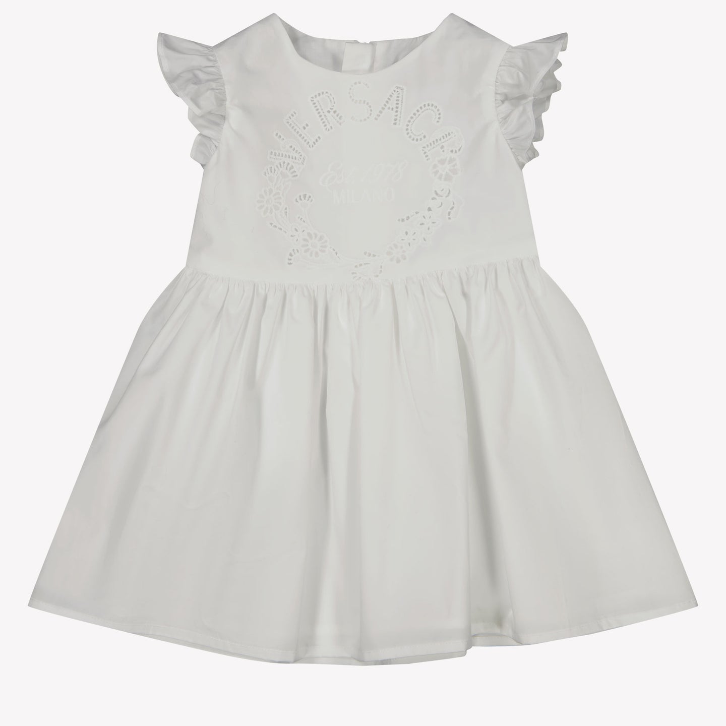 Versace Baby Girls Dress In White