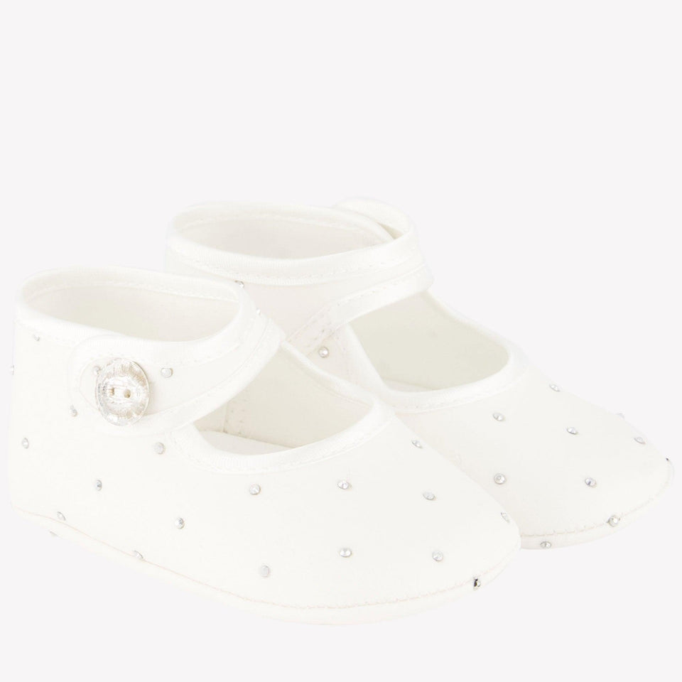 MonnaLisa Baby Girls Shoes In White