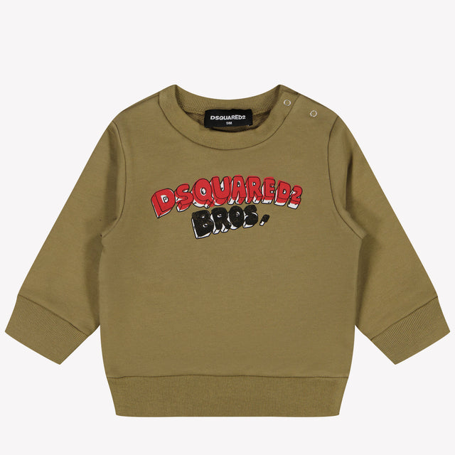 Dsquared2 Baby Jongens Trui Army