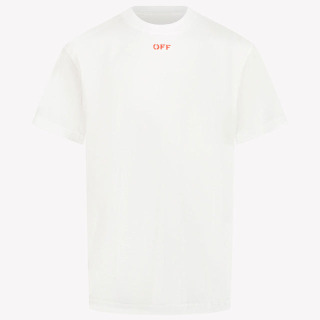 Off-White Kids Unisex T-Shirt in White