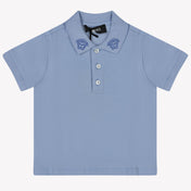 Versace Baby Boys Polo Light Blue