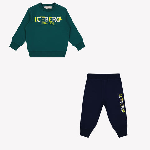 Iceberg Baby Jongens Joggingpak Groen