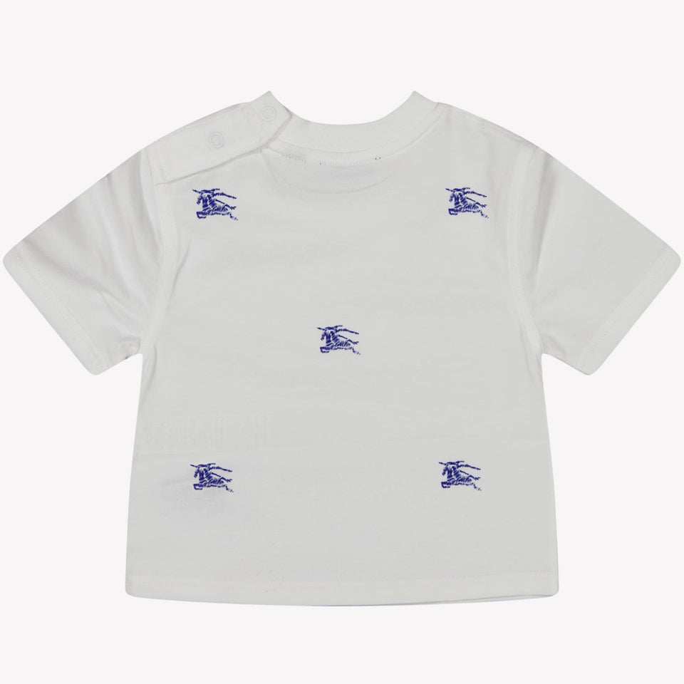 Burberry Baby Jongens T-shirt Wit