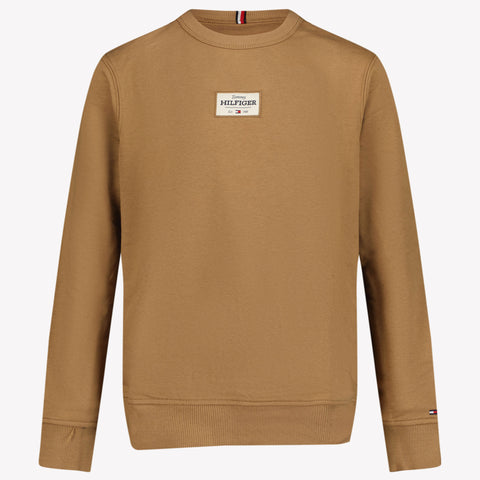 Tommy Hilfiger Kinder Jongens Trui Camel