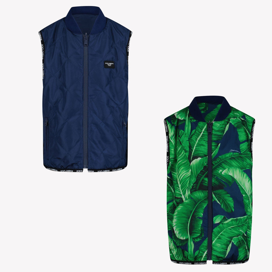 Dolce & Gabbana Kinder Bodywarmer Blauw