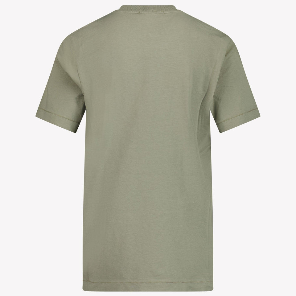 Stone Island Kids Boys in T-Shirt Olive Green