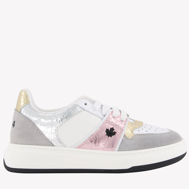 Dsquared2 Meisjes Sneakers Zilver