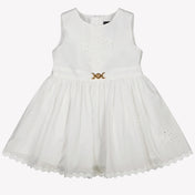 Versace Baby Girls Dress White